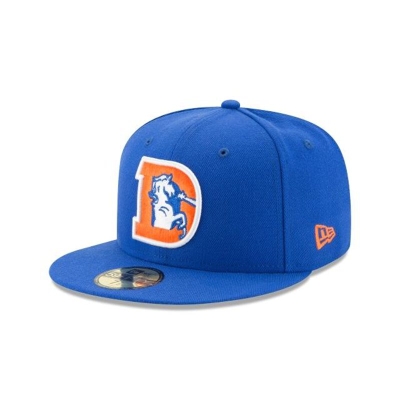 Denver Broncos Gorra | New Era NFL Classic Logo 59fifty Fitted Cap Mexico - Azules